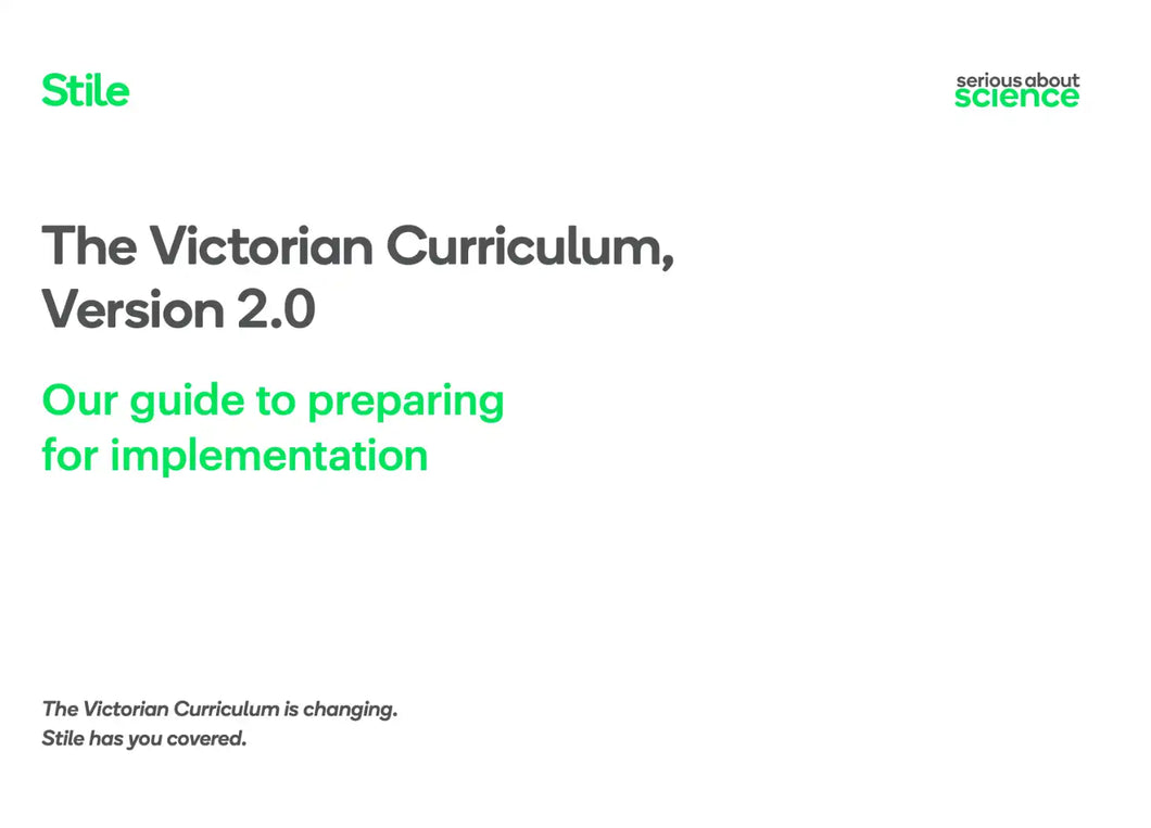 The Victorian Curriculum, Version 2.0